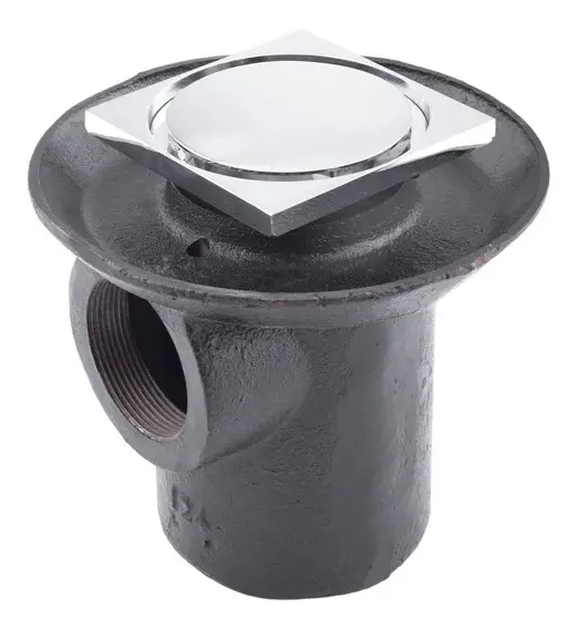 Industrial Certificado Coladera una boca con rejilla cuadrada inox