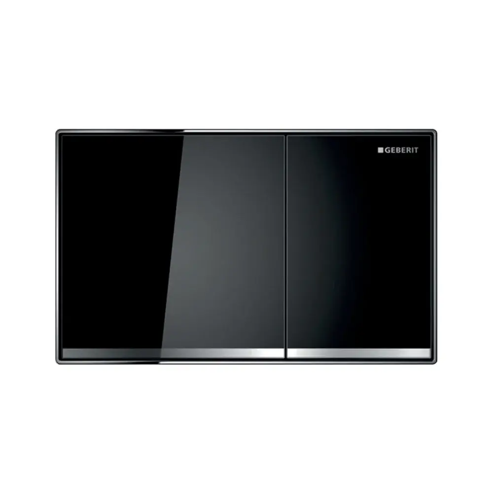 Piastra di azionamento Geberit Sigma 60 Filo parete Vetro Nero
