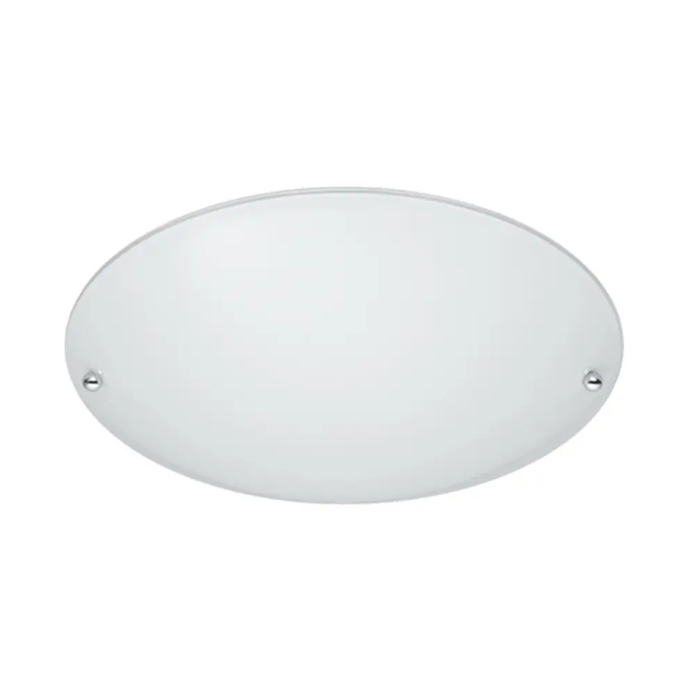 Plafoniera Lana vetro satinato - Bianco