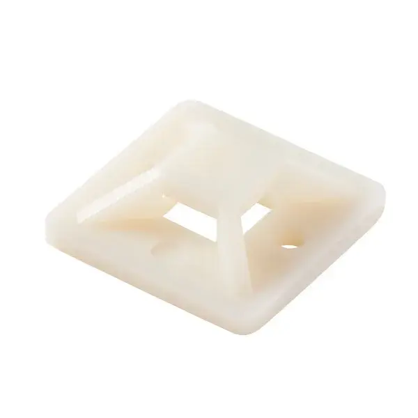 Bases adhesivas 25x25 mm transparentes diall 100 uds