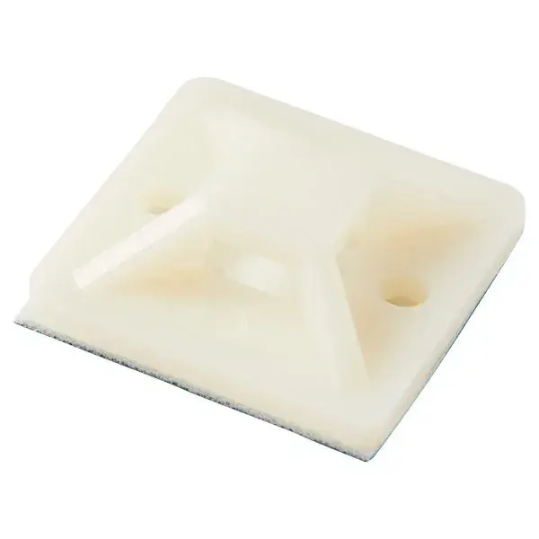 Bases adhesivas 25x25 mm transparentes diall 25 uds