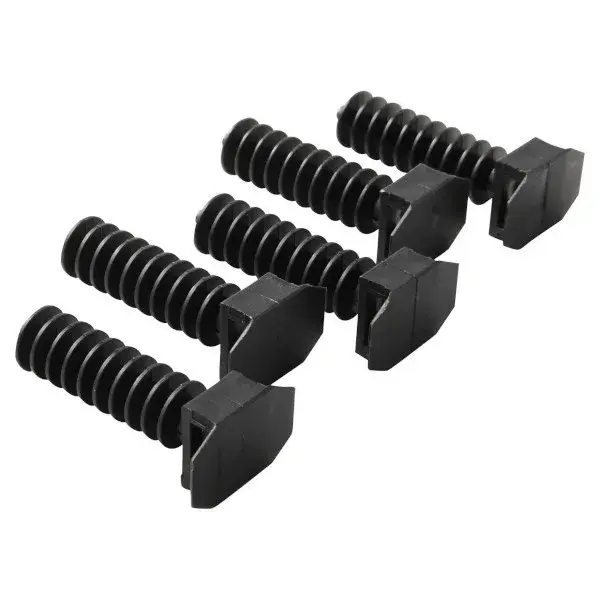 Taco para bridas 9x160 mm diall negro 25 uds