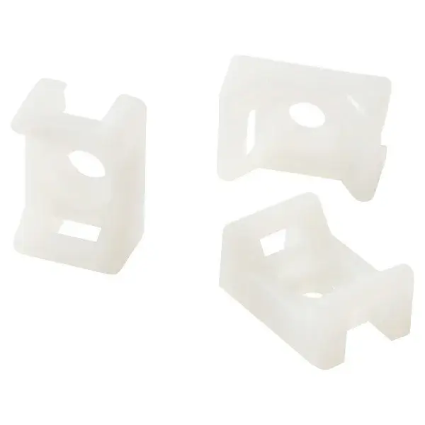 Taco para bridas 4,8 mm diall transparente 25 uds