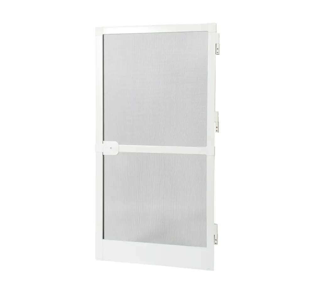 Mosquitera puerta abatible aluminio -blanco 215 x 100- ajustable Avosdim