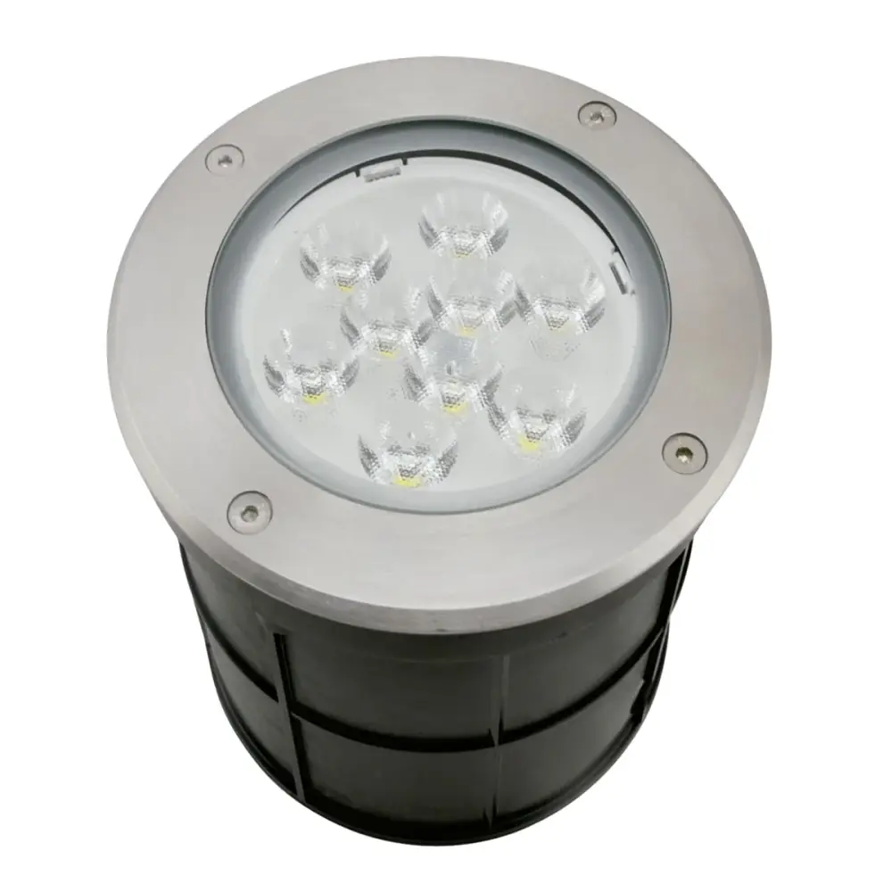 EMPOTRABLE PISO LED INTEGRADO 12W EXTERIOR BLANCO FRIO ARTLITE ADE-207 con Dimmable Integrado