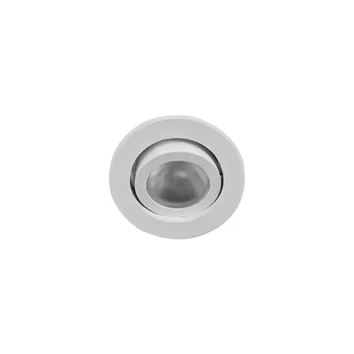 Foco embutido policarbonato blanco Ø3.7 cm 1W LED - GLFO0021 en Acero Cepillado