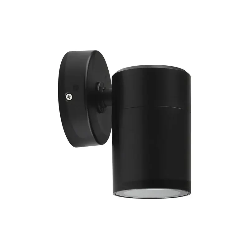 Foco de muro exterior negro GU10 IP65 - MUFO0156 con Brazo Ajustable