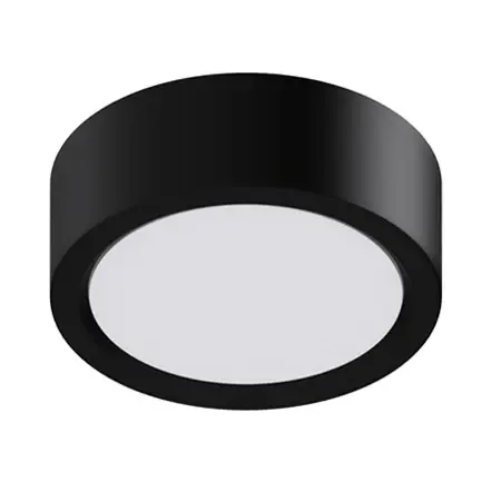 Foco sobrepuesto negro interior/exterior LED 10W - EVPL0004 | Ajuste de Ángulo |
