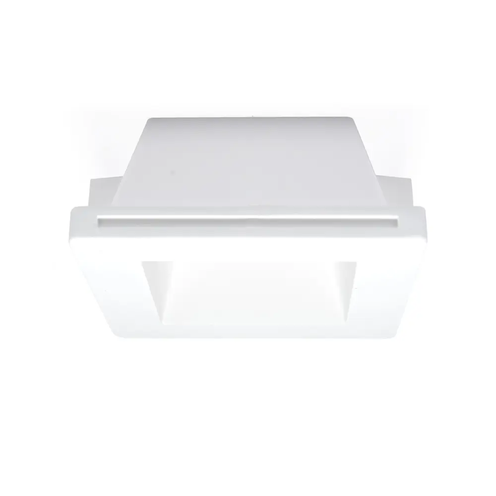 LED de Alta Eficiencia MARCO EMPOTRABLE Y6R6 DE YESO PARA FOCO LED, 8W, BASE MR16