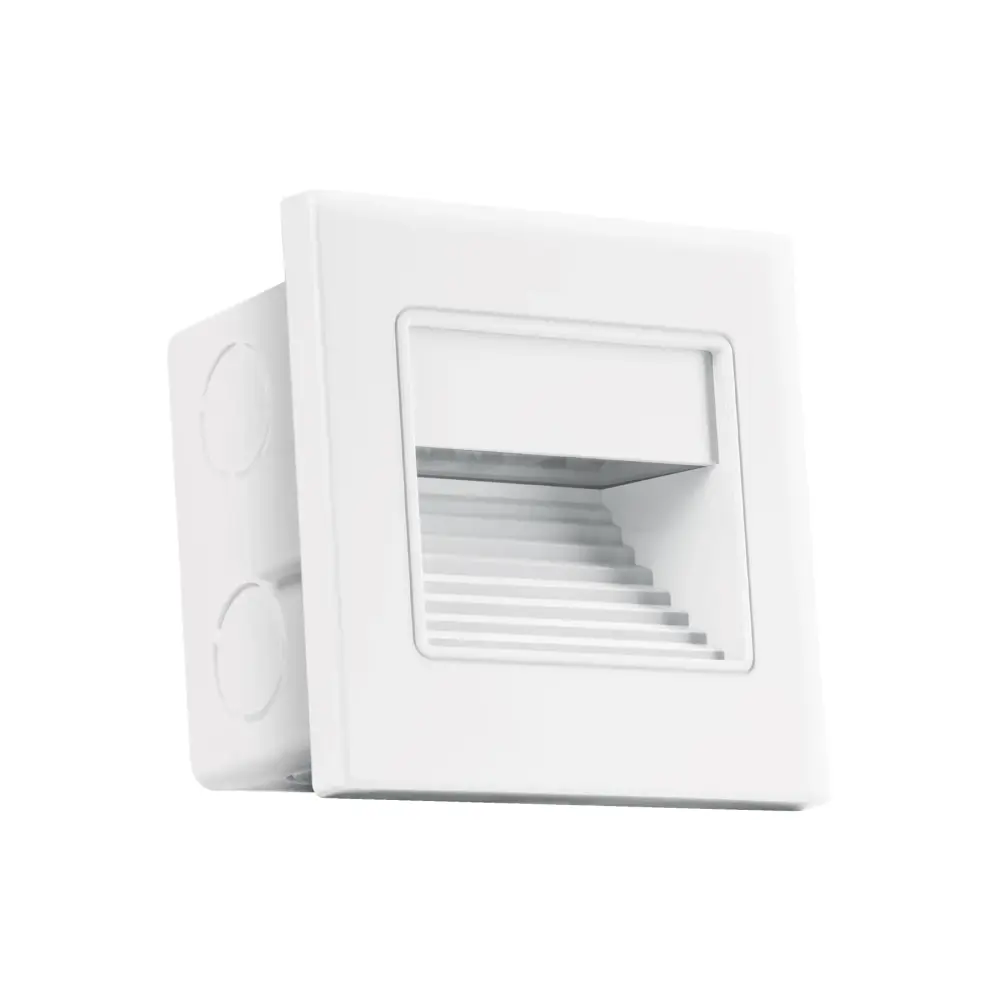 Lámpara de Lectura Luminario LED empotrable de cortesí 1 W, luz cálida, blanco