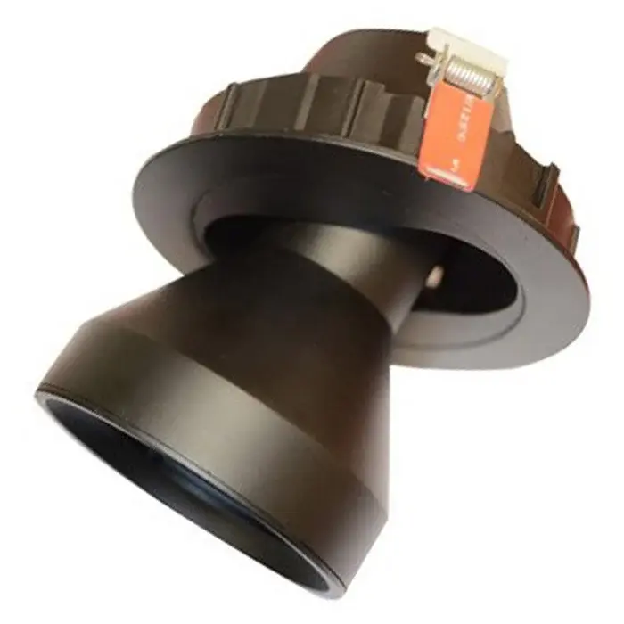 Luz de Accent Wall Empotrable Foco Basculante E27 PAR30 Negro