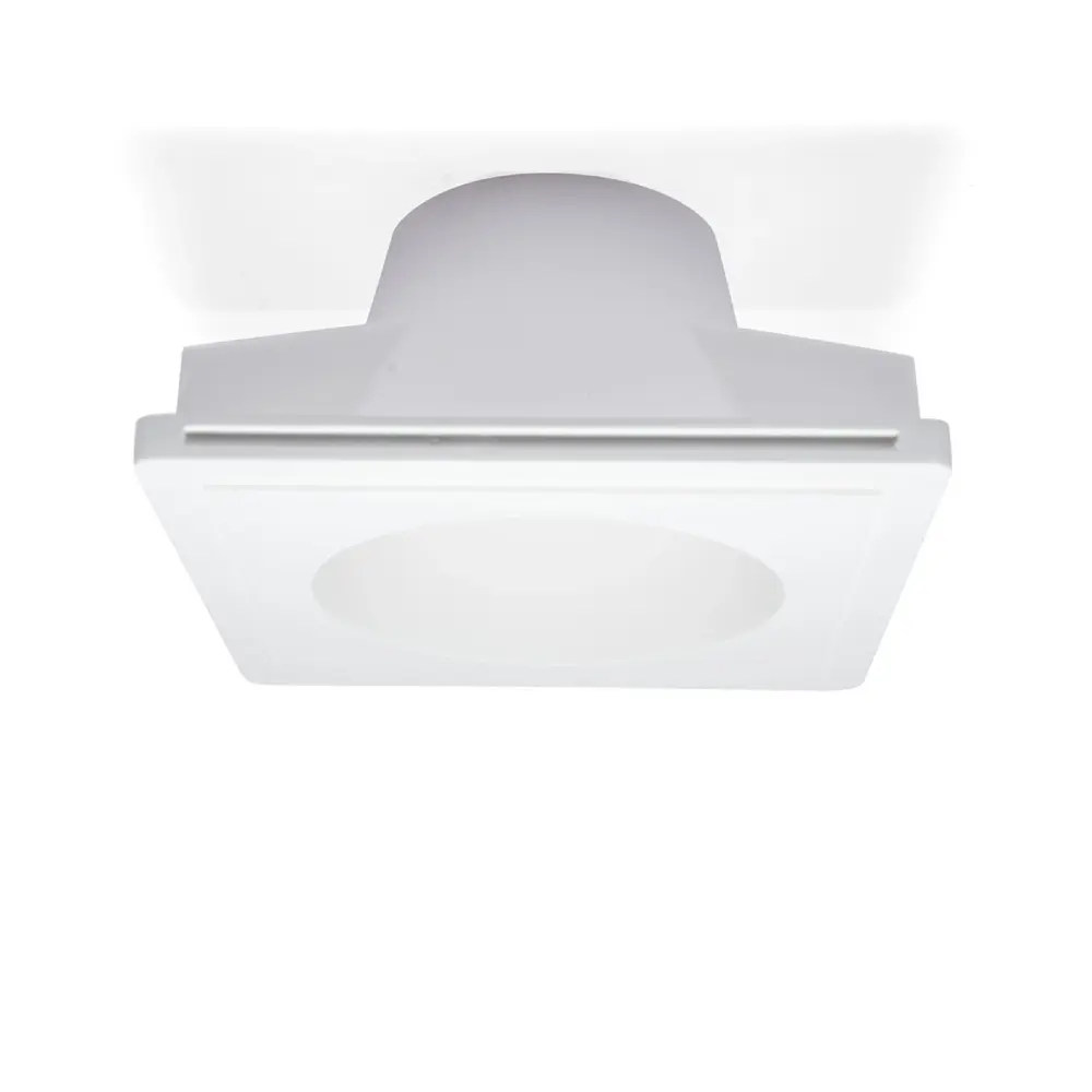 MARCO EMPOTRABLE Y8R8 DE YESO PARA FOCO LED, 8W, BASE MR16 con Cabezal Giratorio