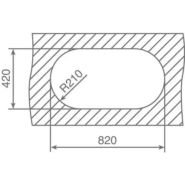 Fregadero de cocina acero Teka DR-80 2C 80 cm Inox