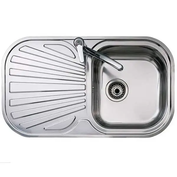 Fregadero de cocina acero Teka Stylo 1C 1E Izquierda