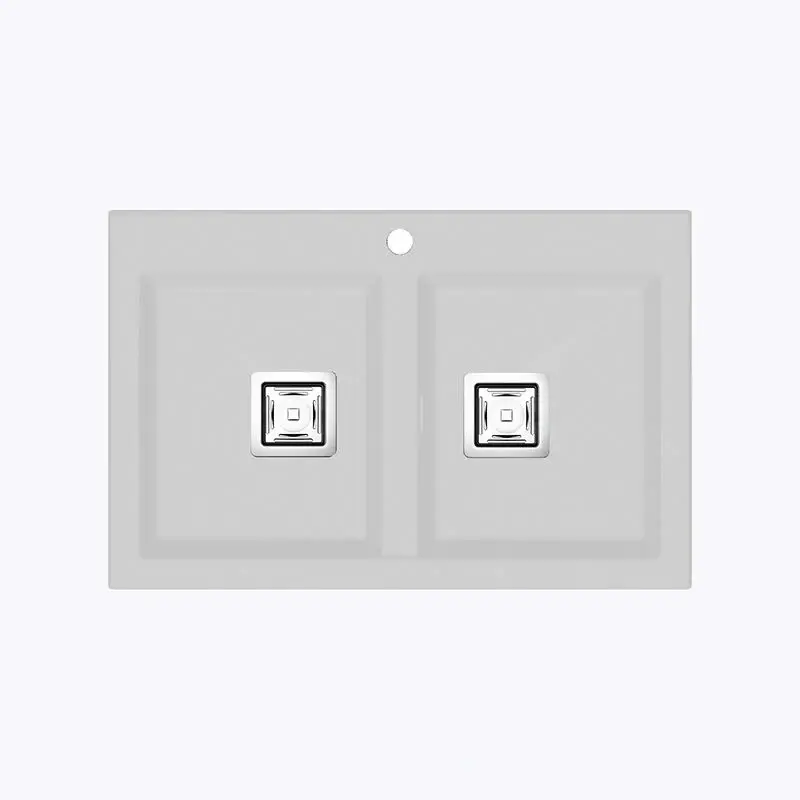 Fregadero Poalgi Kobus 80 Grande 2/S Blanco Nieve