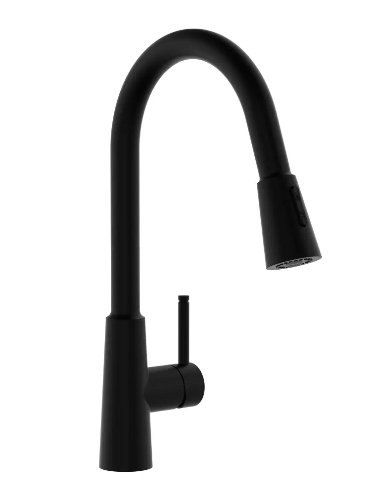 Mezcladora Fregadero Manga Extraible MA Collection 100% Stainless Metal - Negra