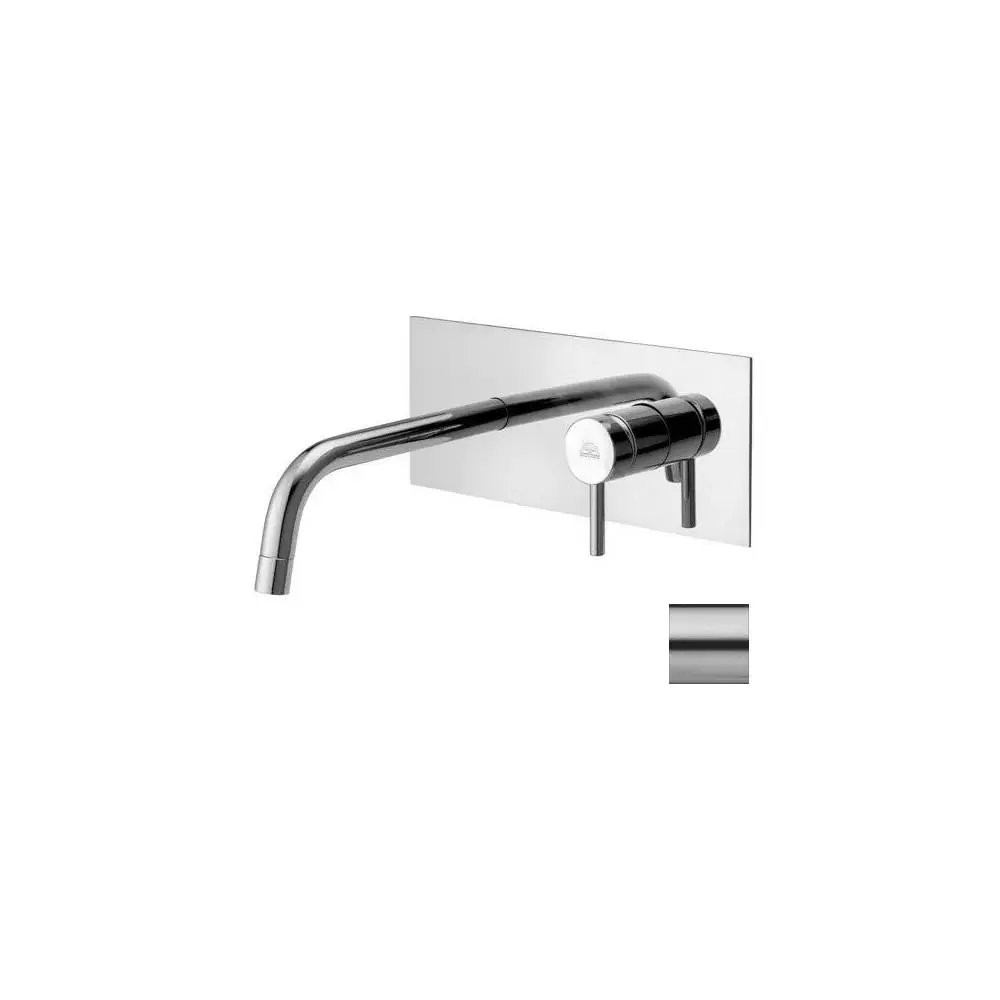 Mezclador empotrado para lavabo serie Stick modelo SK106ST con cuerpo empotrado aspecto acero Paffoni para Exteriores