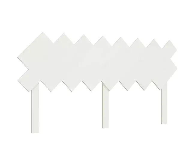 Cabecero de cama madera maciza pino marrón miel 159,5x3x80,5 cm