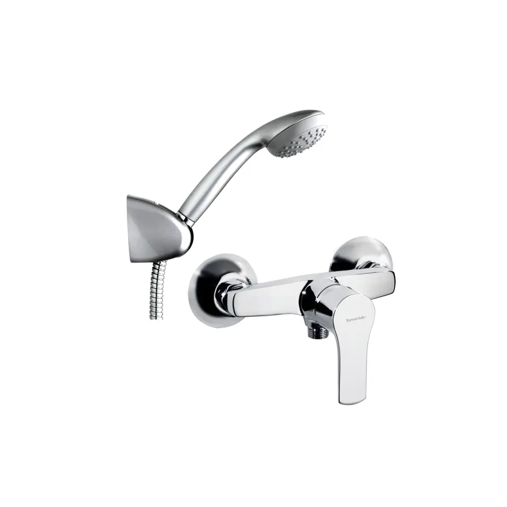 Conjunto grifo ducha monomando con sistema s2 de ahorro de agua