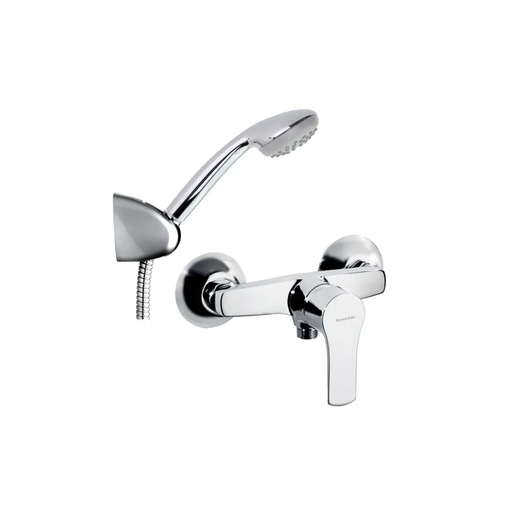 Conjunto grifo ducha monomando con sistema s2 de ahorro de agua
