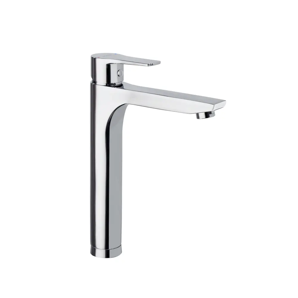 Grifo de lavabo monomando largo con sistema s3 de ahorro