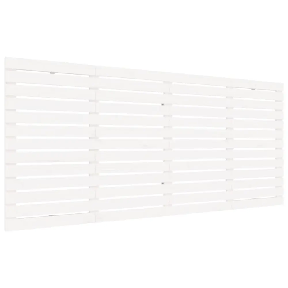 vidaXL cabecero cama de pared madera maciza pino blanco 166x3x91,5 cm
