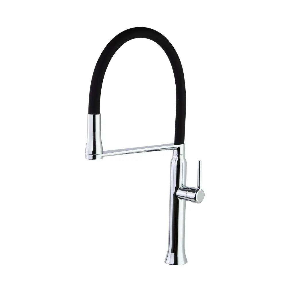 Grifo de fregadero de cocina monomando con caño extraíble