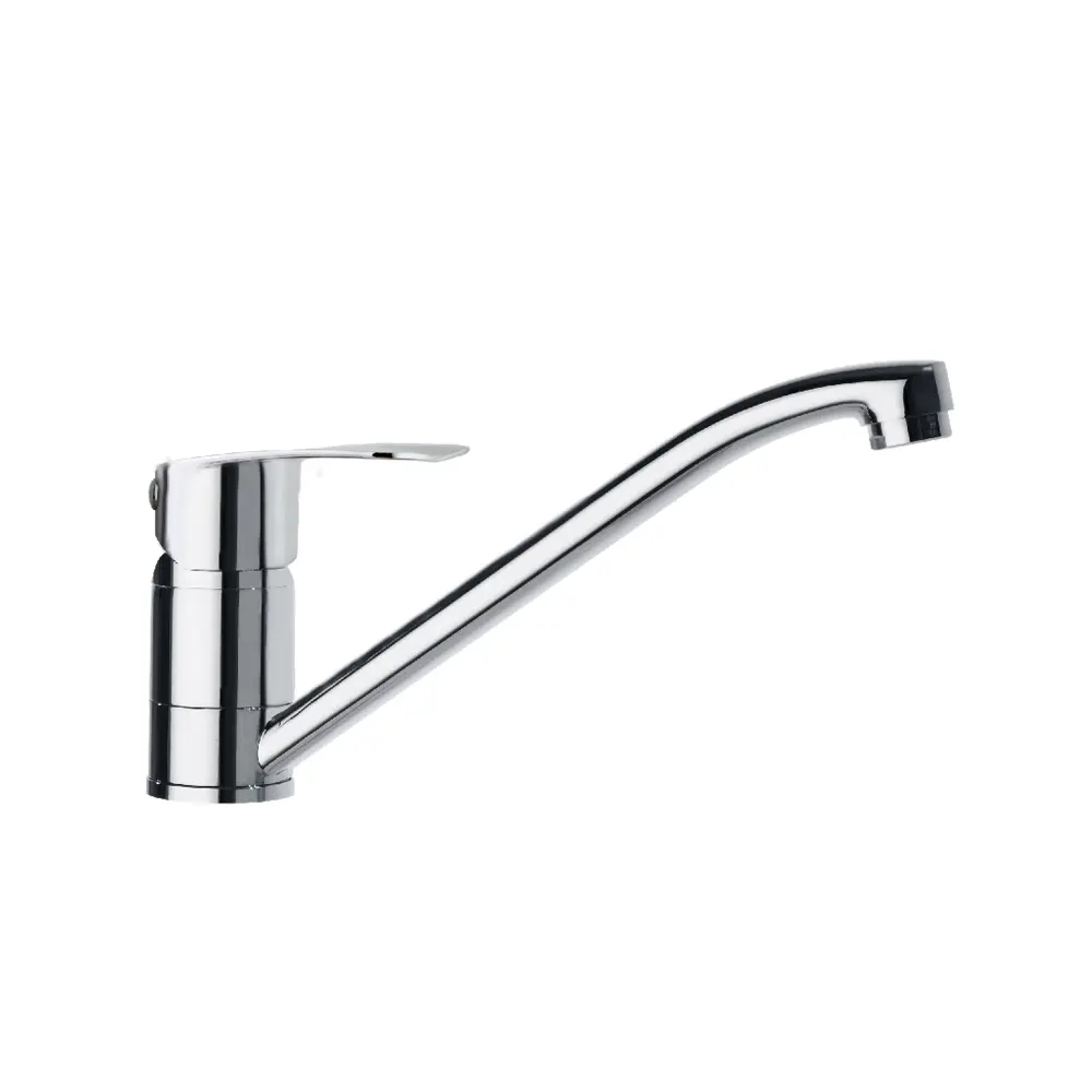 Grifo de fregadero de cocina monomando con caño bajo