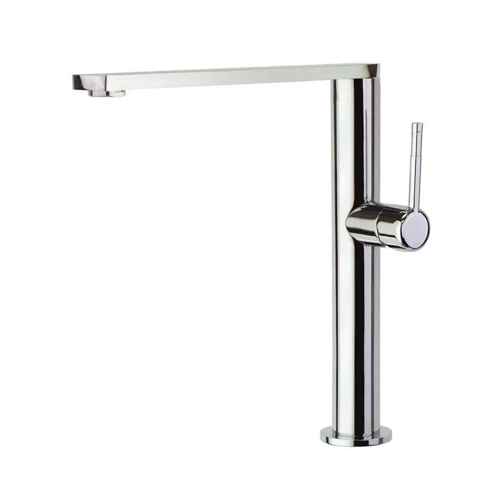 Grifo de fregadero de cocina monomando de líneas rectas