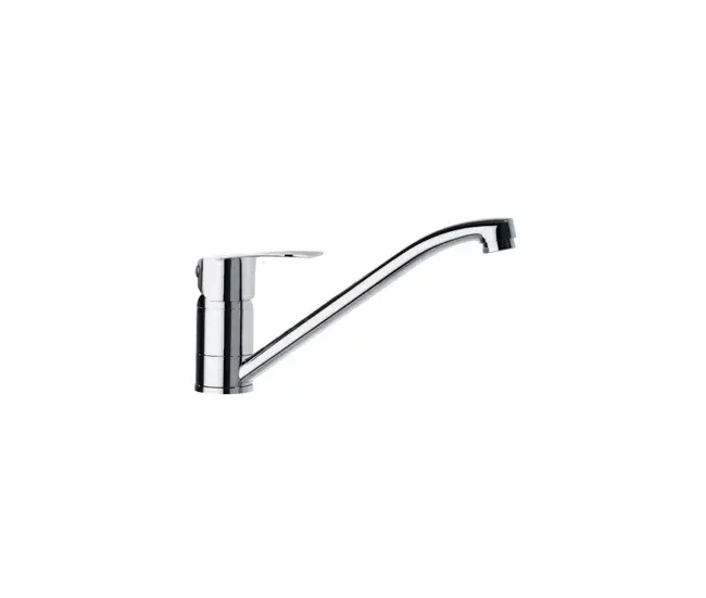 Ramon Soler Ramon Soler Grifo de Fregadero de Cocina Monomando con Caño Bajo Cromado con Sistema C3 de Ahorro de Agua y A...