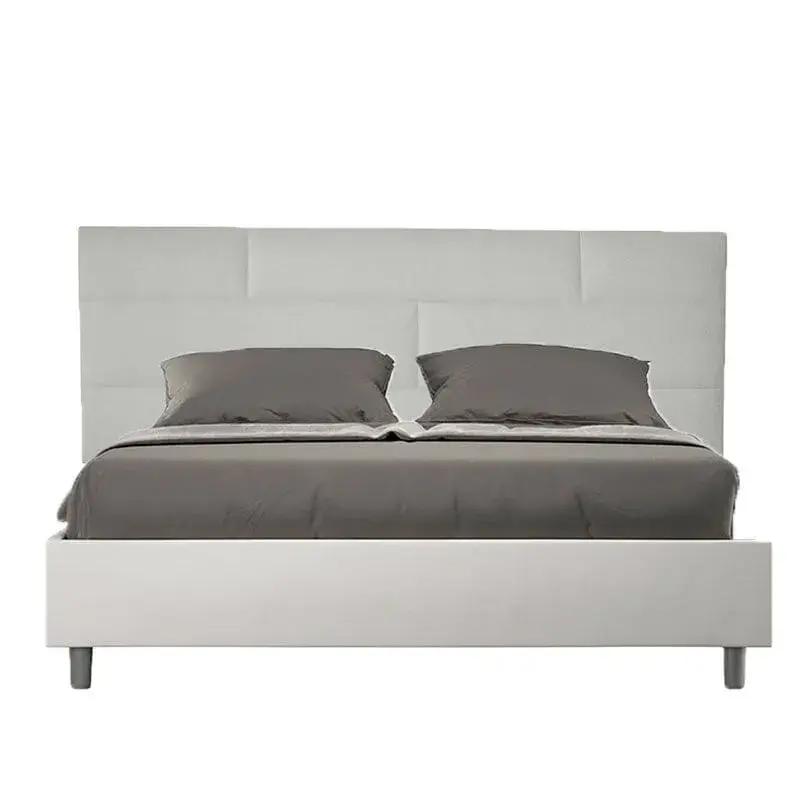 Cabecero cama matrimonio tela Bronx gris obvio 52x150 cm