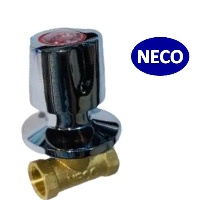 Llaves de ducha bronce cromado - Neco para Pared de Azulejos