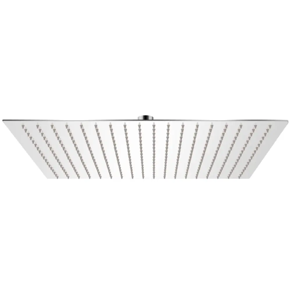 vidaXL cabezal de ducha cuadrado efecto lluvia acero inoxidable 50x50