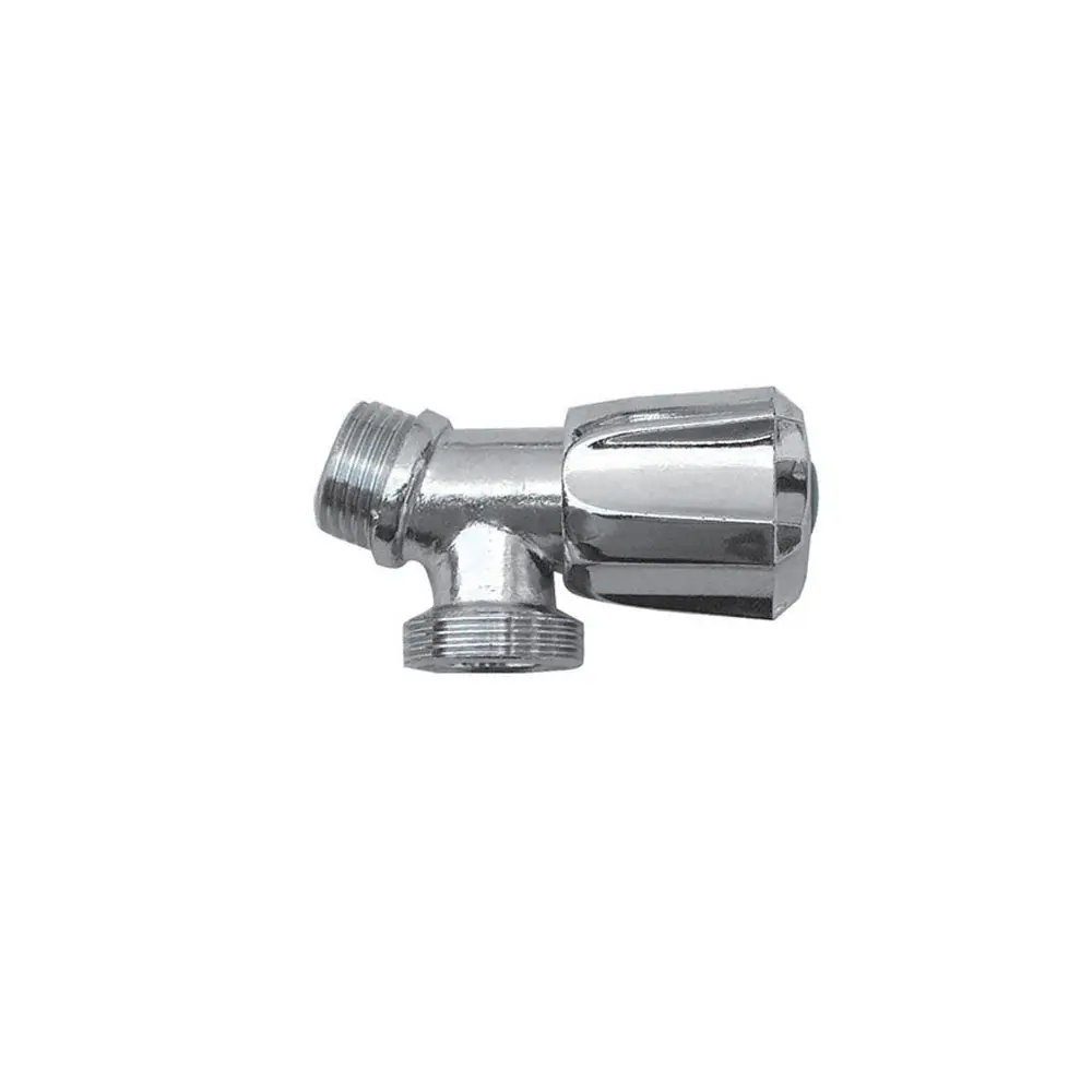 Grifo inclinado con conexión para lavadora y manija en ABS cromado