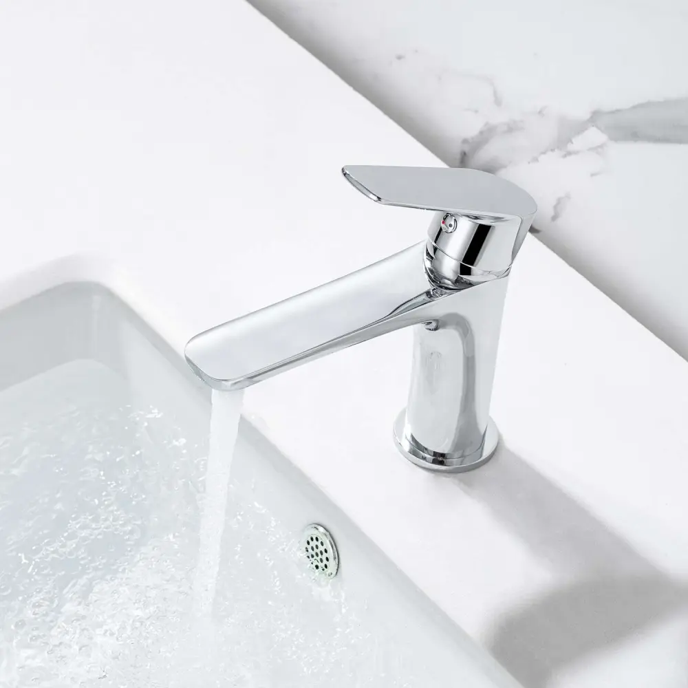 Grifo monomando lavabo sky bath cromo serie nature