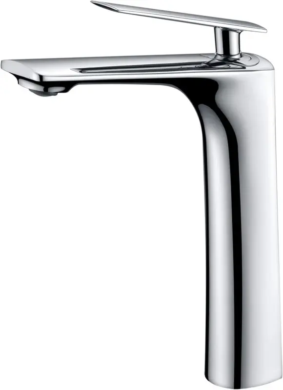 Mice - grifo monomando de lavabo de caño largo de laton color cromo