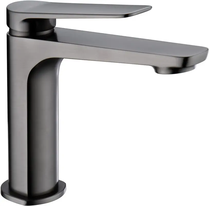 Mice - grifo monomando de lavabo de latón color black gun metálico