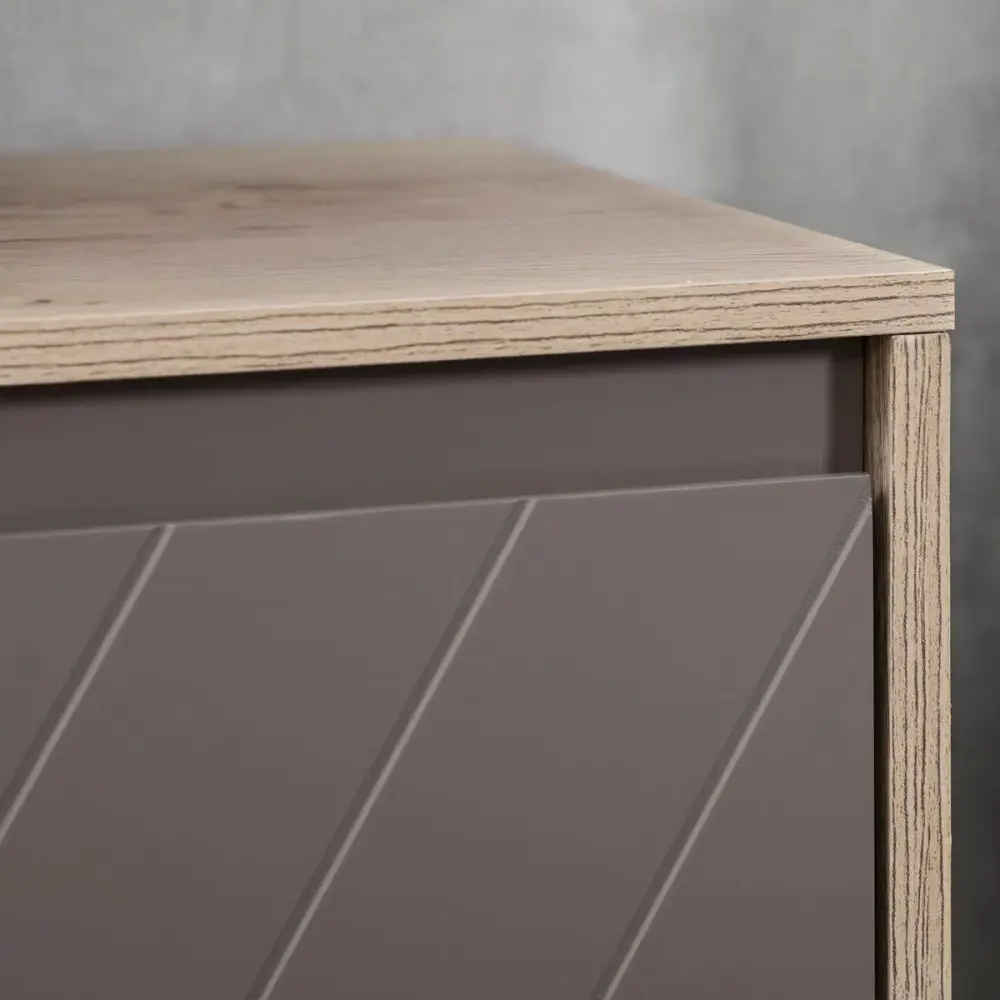 Portarrollos de Baño Mueble para lavabo Mole Homcom puerta doble roble/gris 59,8x60x30 cm