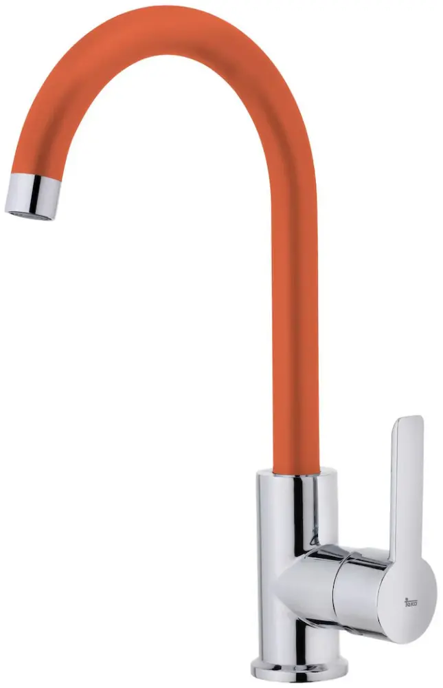Grifo De Cocina -915 FA Naranjo Teka | Instalación Fácil