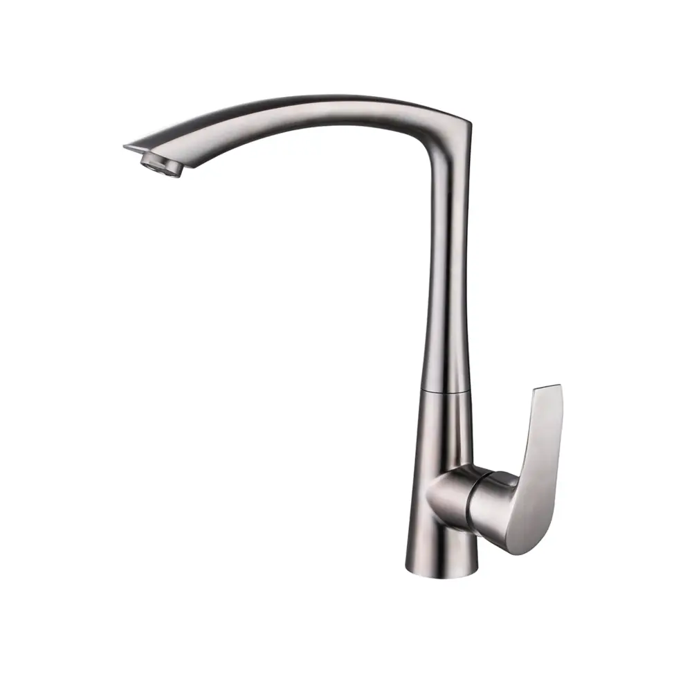 Grifo cocina monomando caño 360° | gavarnie argénteo | lardecor para Espacios Pequeños