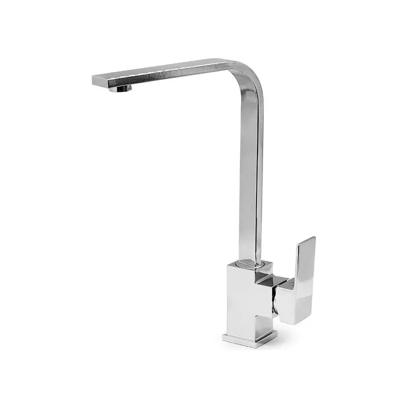 Monocomando Mesada Chato Canilla Cocina Grifo + Colillas para Encimera