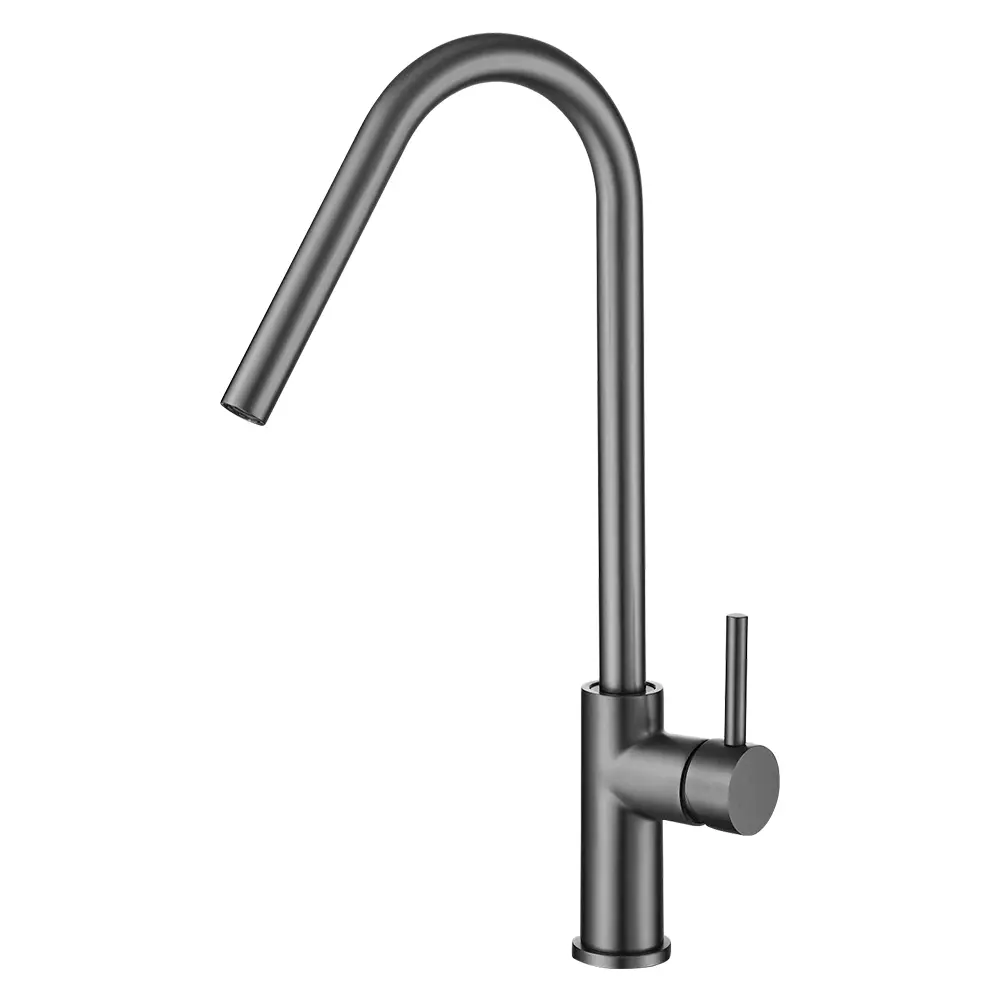 Valaz grifo de cocina monomando gun metálico misuri