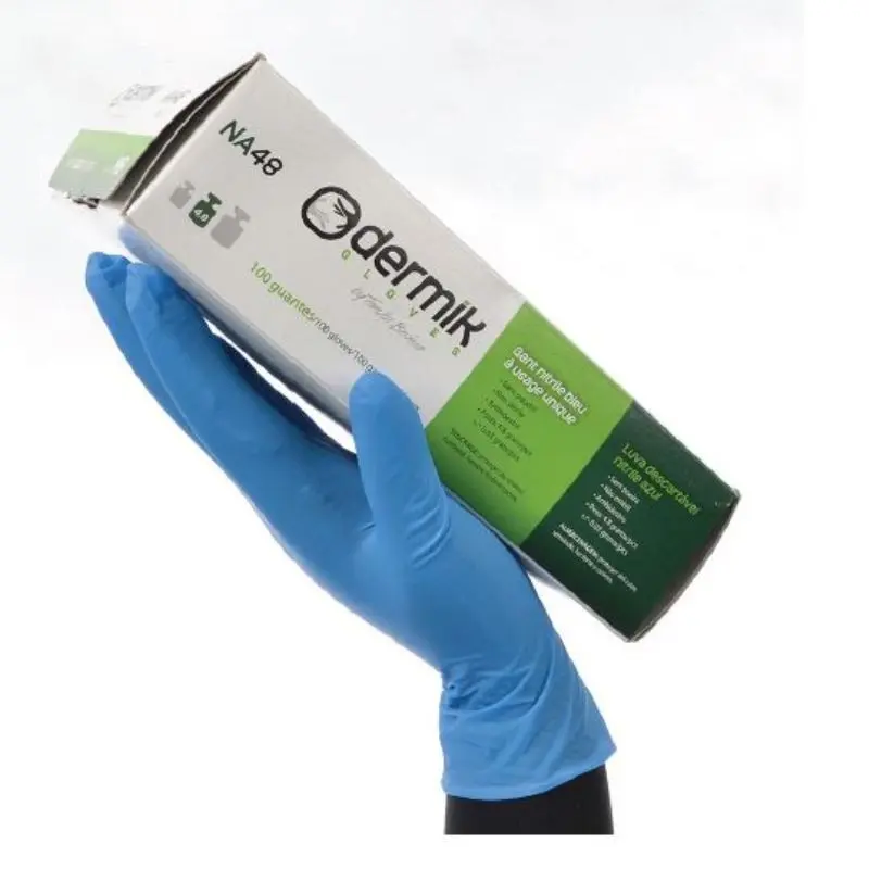 Guante desechable nitrilo azul na48 s/polvo talla xl-10 Igartex