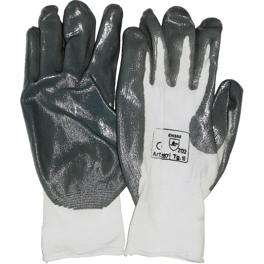 Guante gris de nitrilo - Dimensiones 10 Starter