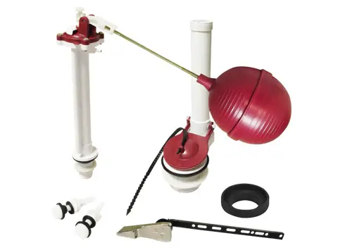 Herraje WC Hydro-Gard 2" Pal. Crom. B/Ngo. M.Hydrogard y Esponjoso (H8008) de Acero Inoxidable