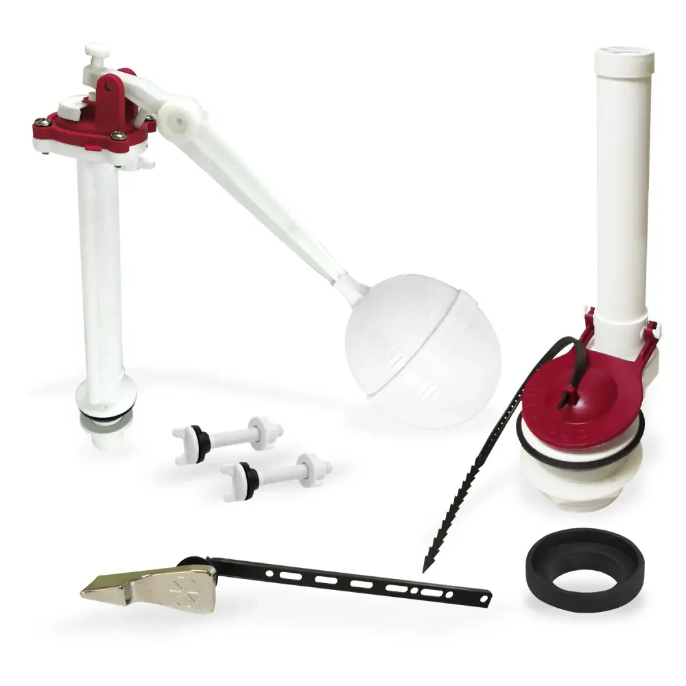 Herraje WC Hydro-Gard 2" "Plus" Pal. Crom. B/Ngo. M.Hydrogard y Esponjoso (H8014) con Ventosa de Succión