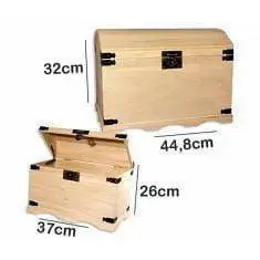 Rayher Baul madera con herrajes 6153900P