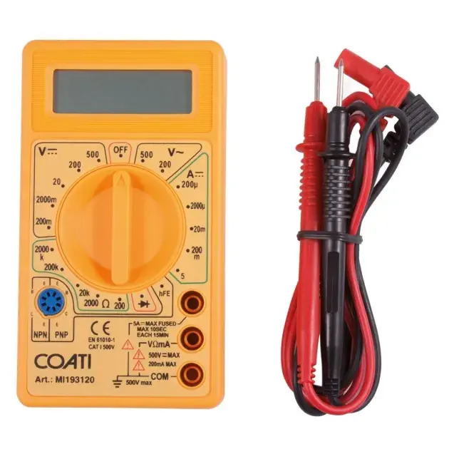 Multímetro electrónico coati simon