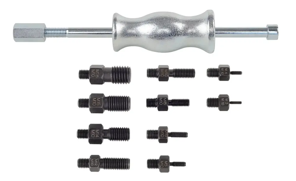 Kukko 223 - Bearing extractor slide hammer removing parts female thread (M3-M18)