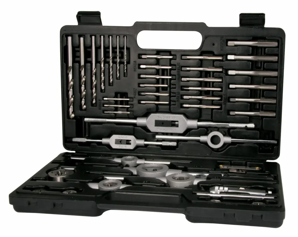 Terrax-a245021-juego herramientas de roscar 45 piezas en estuche metálico
